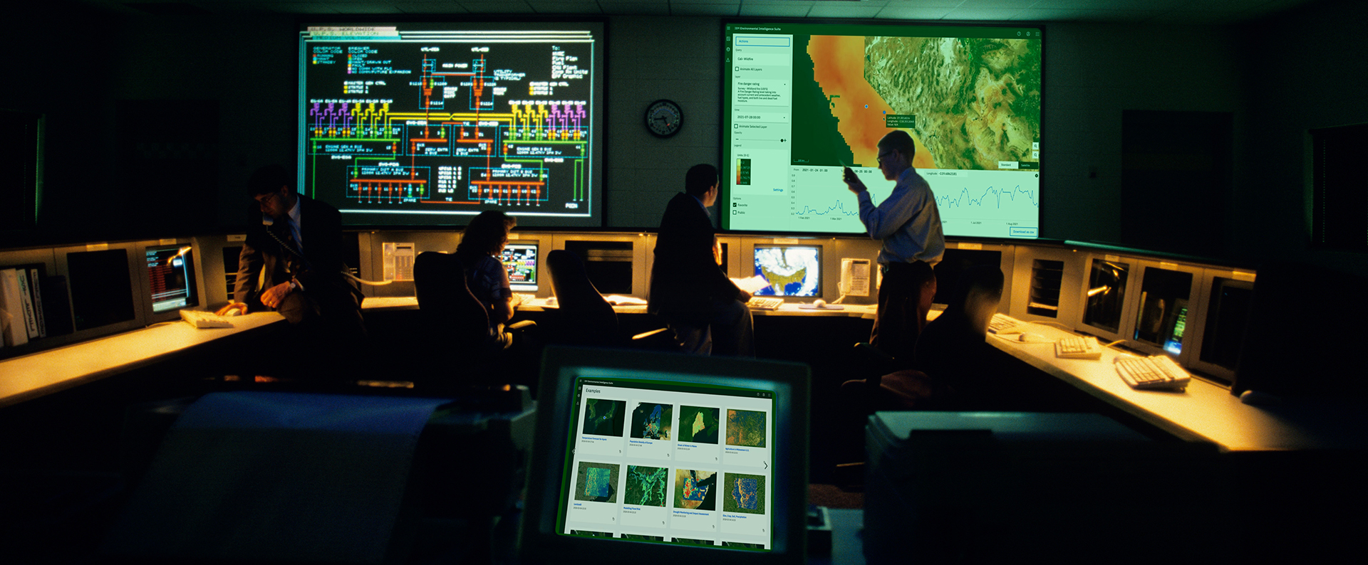 EIS displayed on screens banner